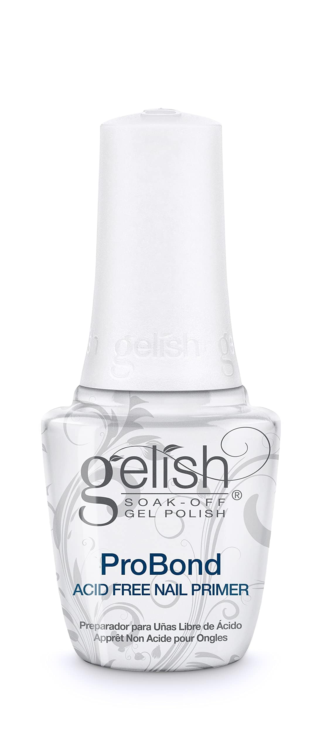 Gelish ProBond Nail Primer - Acid-Free Gel & Acrylic Adhesion, pH-Balanced, Promotes Long-Lasting Bond for Nail Plates, Safe for Natural Nails (15mL)