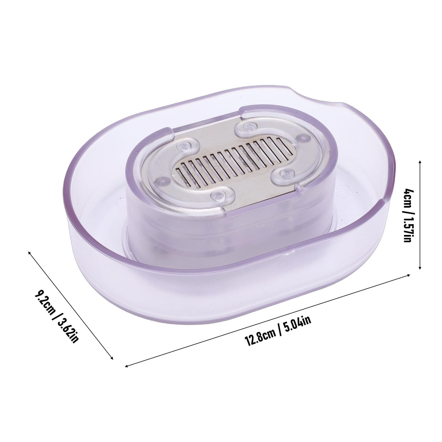 RIZGHWOY Beard Trimmer Rinser, Efficient Cleaning Water Saving Portable Shaving Tool Cleaner with Splashing Guard, for Home Camping Travel Beauty and Personal Care RIZGHWOY