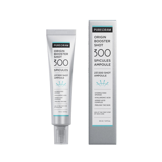 PUREGRAM Origin Skin Booster Shot 300 Spicule Ampoule,1.0 fl oz Advanced Spicule Microneedling Serum for Uneven Texture,Visible Pore & Healthy Glow Beauty & Personal Care PUREGRAM