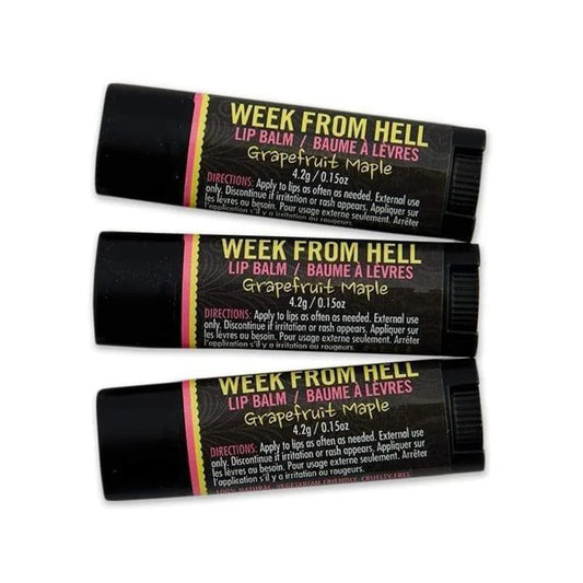 Walton Wood Farm, 3 Pack Lip Balm: (Week From Hell)