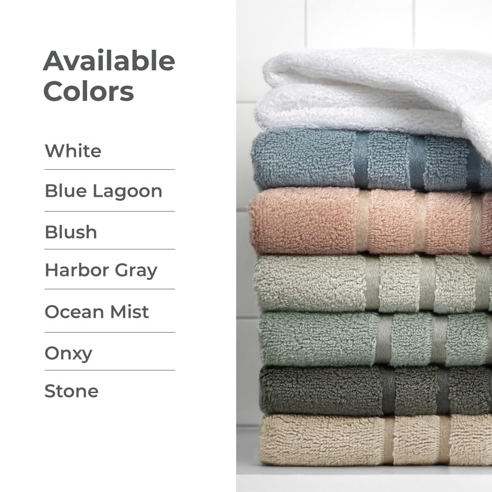 Cariloha Bath Sheet | Ocean Mist | 40"x72" | Turkish Cotton & Viscose Material Blend | Extra Smooth, Odor Resistant and Highly Absorbent