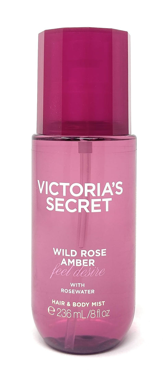 Victoria's Secret Wild Rose Amber Hair & Body Mist 8 fl oz