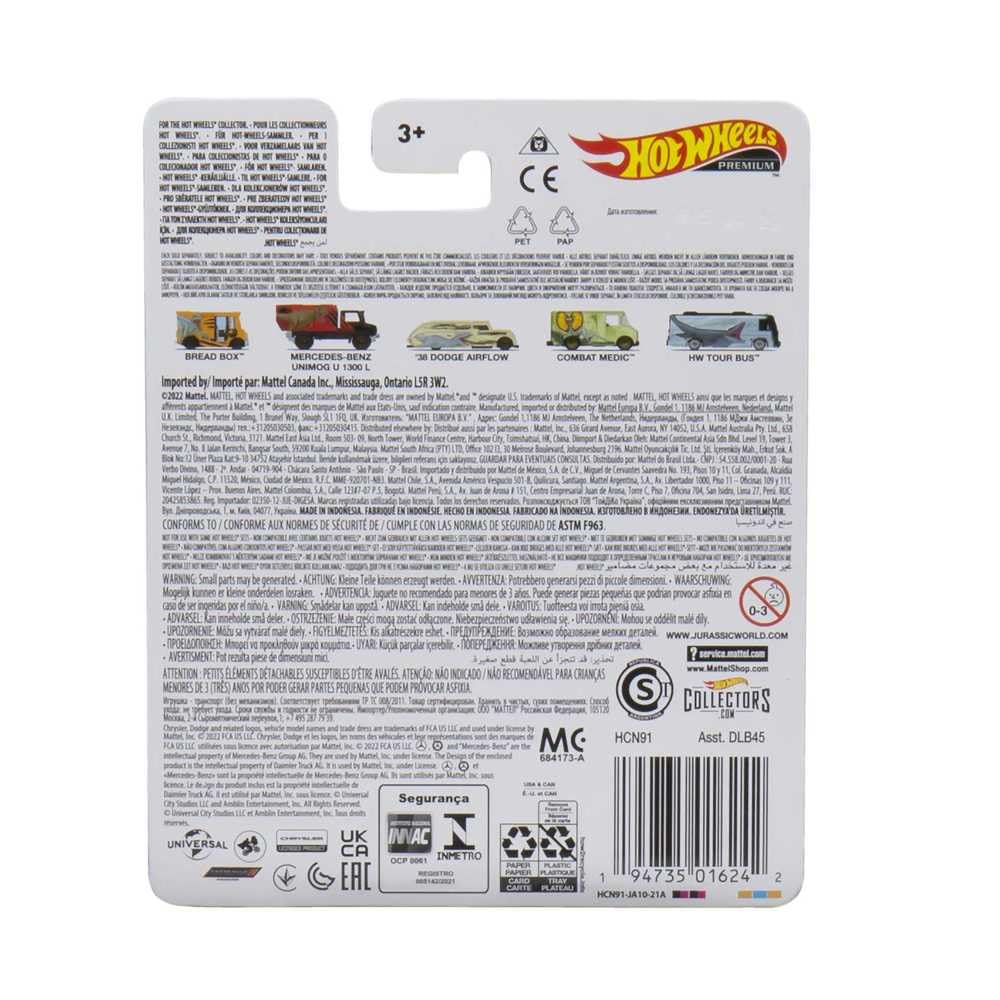 Hot Wheels Tour Bus Scale Vehicle for Kids Aged 3 Years Old & Up & Collectors of Classic Toy Cars, Featuring New Castings & Themes