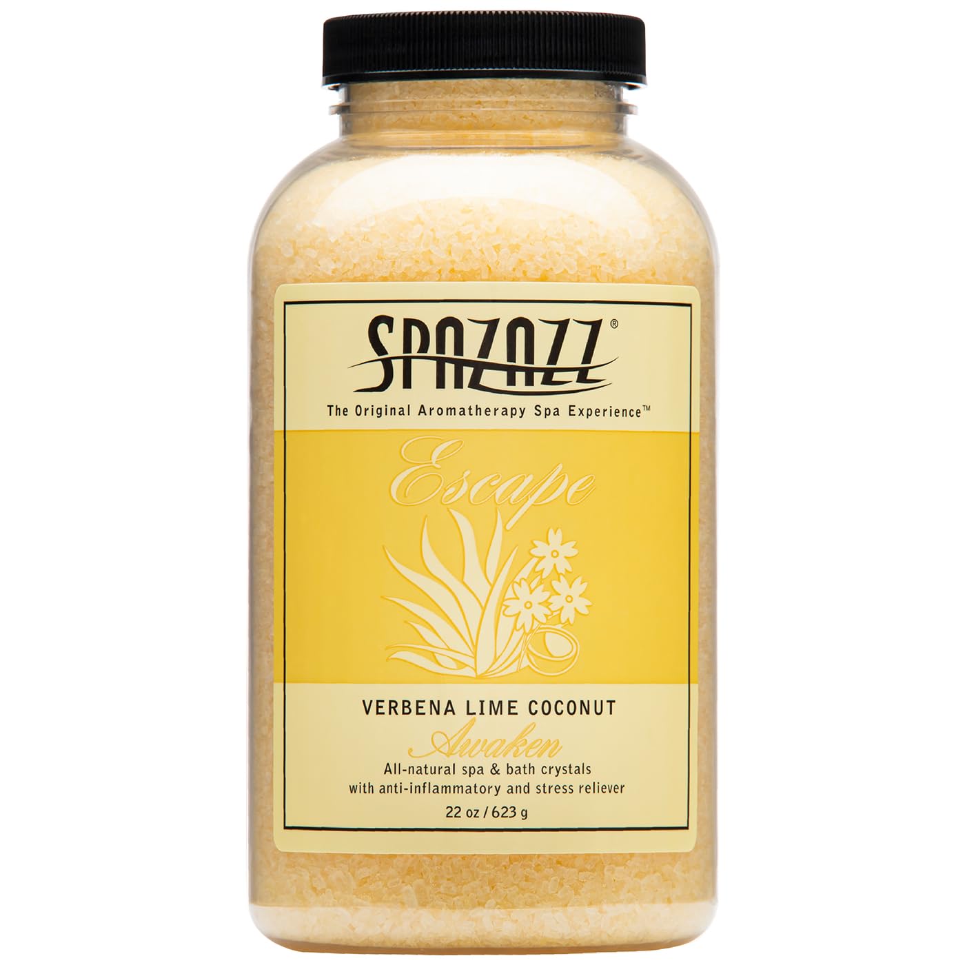 Spazazz 7377C Spa and Bath Crystals, Lime Coconut, 22 Ounce Beauty and Personal Care Spazazz