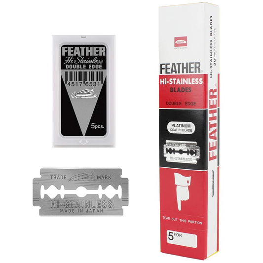 Feather Double Edge Safety Razor Blades 100 Count Beauty and Personal Care Feather