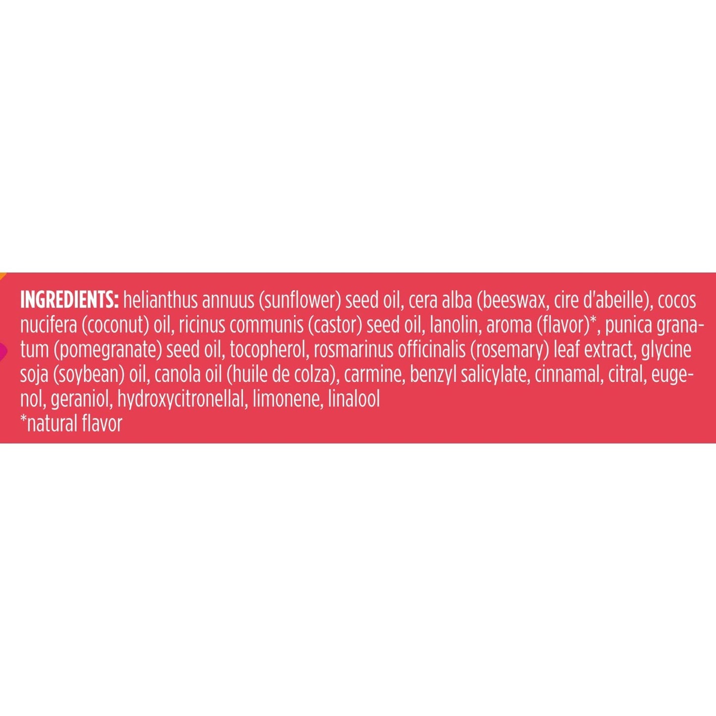 Burt's Bees 100% Natural Moisturizing Lip Balm, Pomegranate with Beeswax and Fruit Extracts, 1 Tube