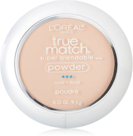 L'Oreal True Match Powder, Natural Ivory [C2], 0.33 oz (Pack of 3)