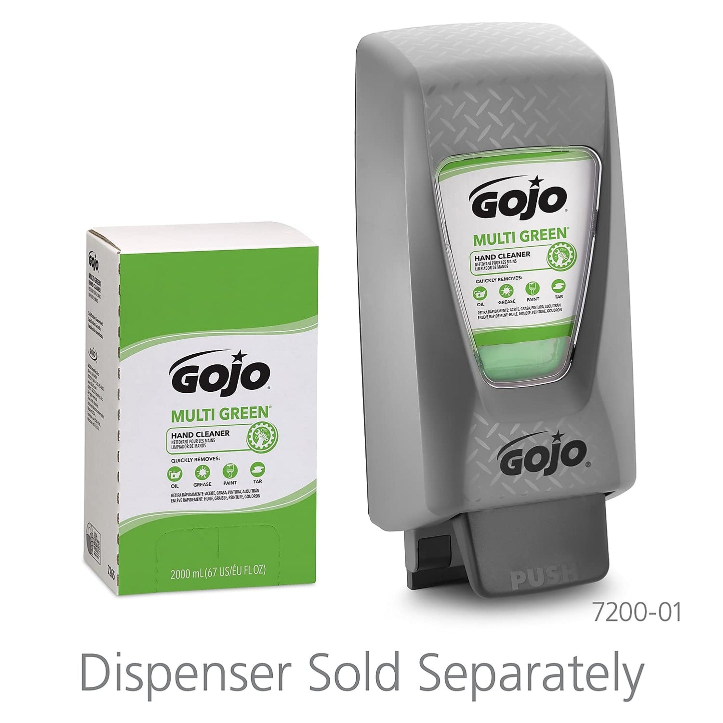 GOJO 2000 mL Refill Green Multi Green Heavy Duty Hand Cleaner Beauty & Personal Care GOJO