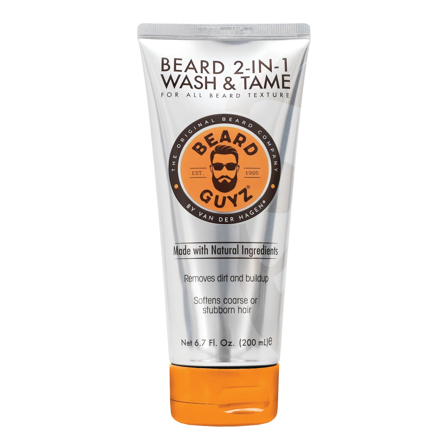 Beard Guyz 2-in-1 Beard Wash and Conditioner, Deep Cleansing Beard Shampoo for Men, Softening & Taming Formula - 6.7 oz (Pack of 1)