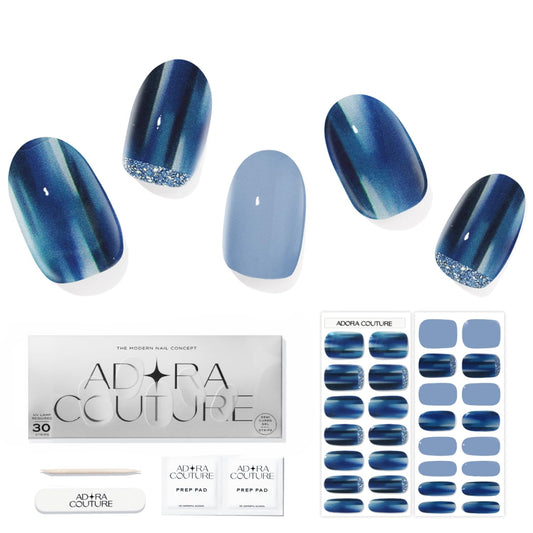 Adora Couture Semi-Cured Gel Nail Strips - 30 Salon-Quality Stickers with UV Light Required, Long Lasting, Easy Application & Removal, Includes Prep Beauty & Personal Care Adora Couture