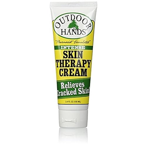 Outdoor Hands Intense Skin Therapy Cream for Dry, Cracked, Chapped Skin, Pharmacist Formulated with Organic Oils & Botanical Extracts - 1 pack