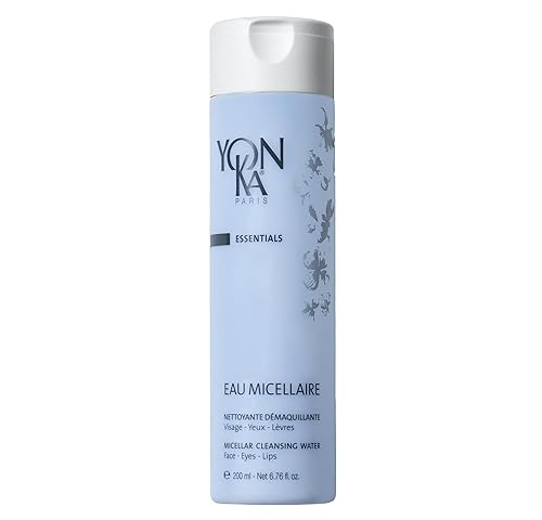 Yonka Eau Micellaire | Micellar Water and Cleansing Makeup Remover | Gentle Face Wash with Rose and Chamomile to Remove Impurities and Hydrate | All