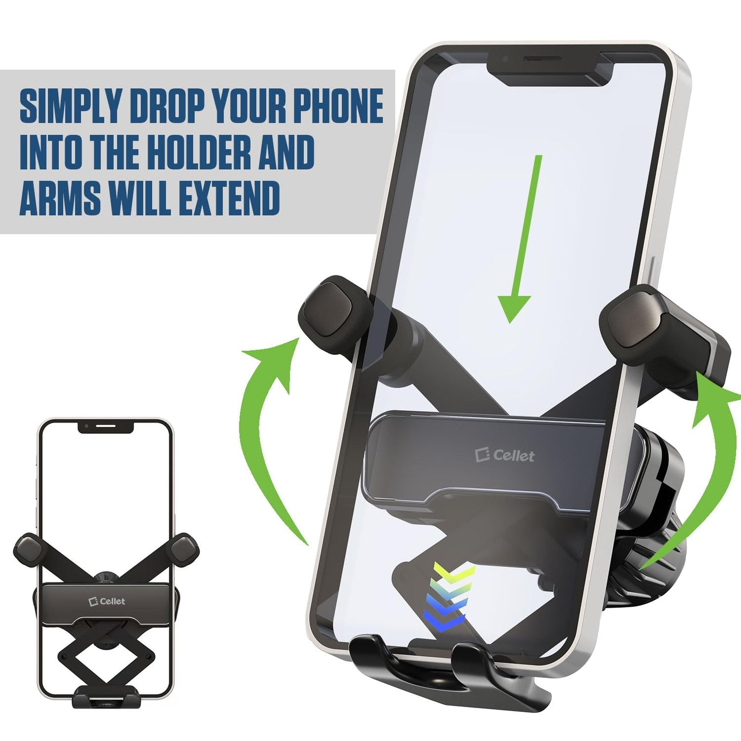 Cellet Tesla Model Y & Model 3 Phone Mount, Phone Holder Compatible for Tesla Model 3 & Tesla Y (PH250)