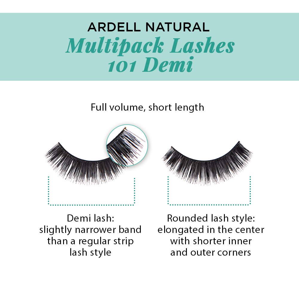 Ardell 4 Pack Natural 101 Demi Black