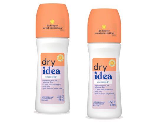 Dry Idea Anti Perspirant Deodorant Roll On Unscented 3.25 Ounce - Pack of 2 Beauty and Personal Care Dry Idea