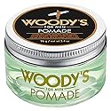 Woody's Hair Clay Pomade for Men - Matte Finish, Medium Hold, Water-Soluble Styling Gel for Men’s Hair - Strong Hold Pomade for Textured Looks, 3.4 oz