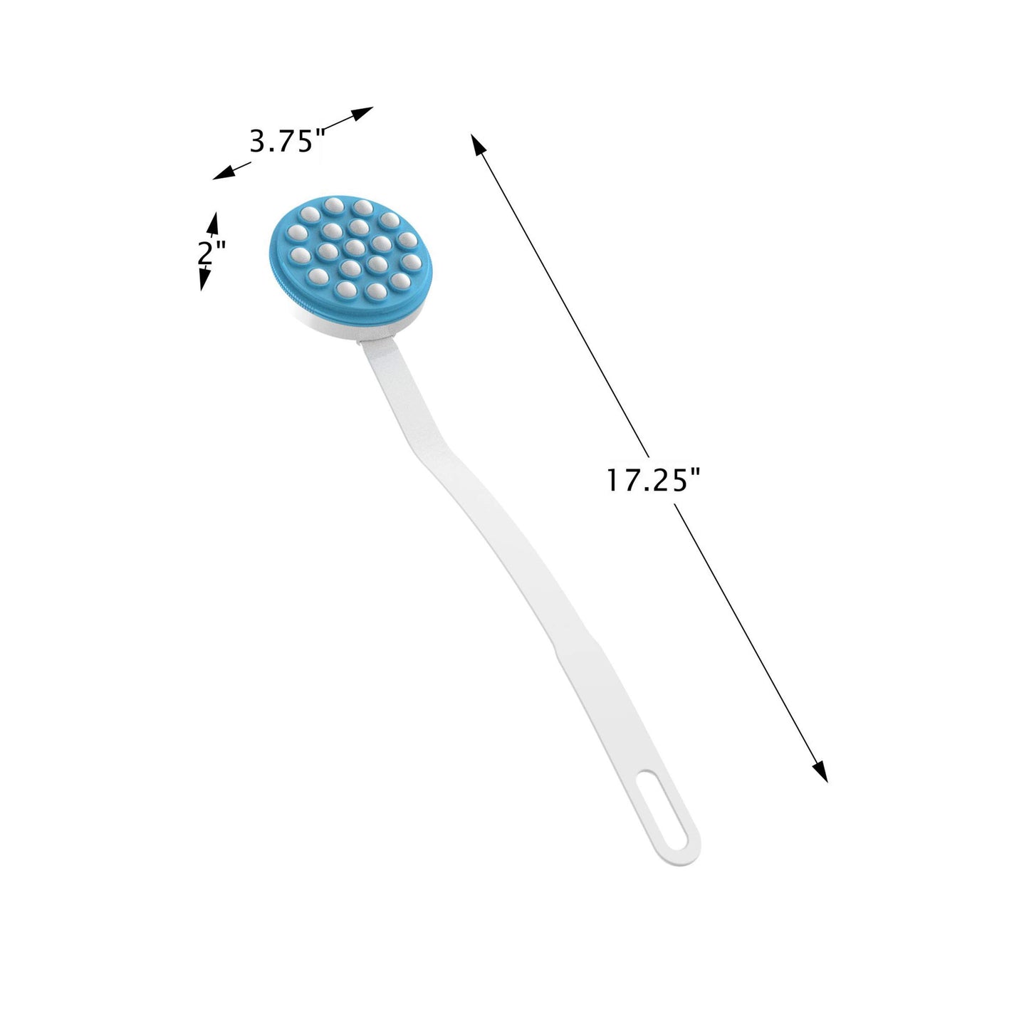 Lotion Applicator for Back - Long Handled Roll-On Dispenser and Handheld Back Massager - Wand for Applying Sunscreen, Cream, or Shower Gel by Remedy Beauty and Personal Care Trademark Global