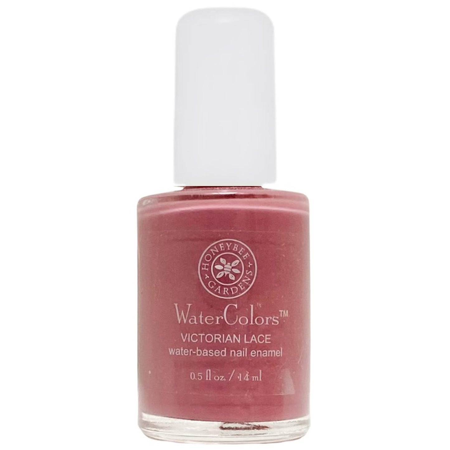 Honeybee Gardens Water-Based Nail Enamel: Eco-Friendly, Odorless & Vibrant - Victorian Lace - Matte Old Fashioned Rose, 0.5 fl oz
