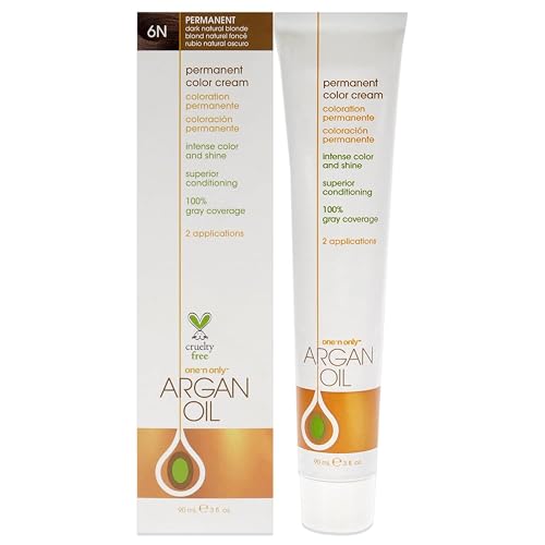 One N' Only Permanent Hair Color - Permanent Hair Dye Made with Argan Oil - Delivers Rich, Accurate Tones with Gray Coverage - Improves Moisture