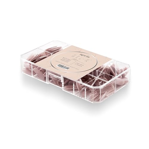 Apres Neutrals Gel-X Mia Box Of Press On Nails, 11 Sizes 00-9, Soft Gel Nail Tip Box (150pcs) (Natural Square Medium, 150pcs) Beauty & Personal Care APRÉS