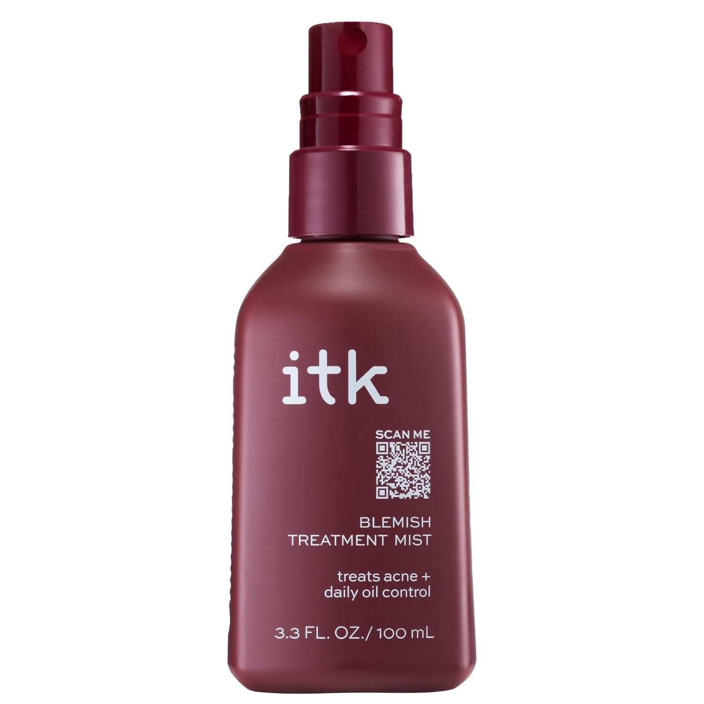 ITK Skincare 2% Salicylic Acid Spray for Face & Body Acne - Blemish-Fighting Treatment for Body Acne, Bacne, Blackheads, Pimples & Blemishes - BHA
