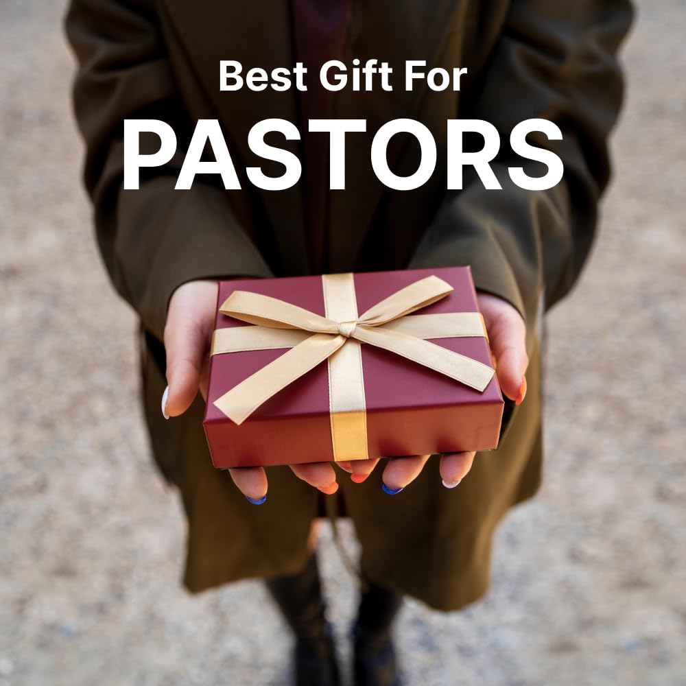 Embroidered Hand Towels - 'Man of God' - Gifts for Pastor, Clergy, & Ministers - Pastor Towel - Hand Towel with Gold Lettering Swanson Christian…