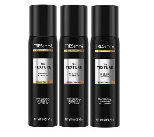 TRESemme Dry Texture Finishing Spray Matte Finish, Texturizing & Volumizing, 24H Humidity & Frizz Control, 5 Oz (Pack of 3)
