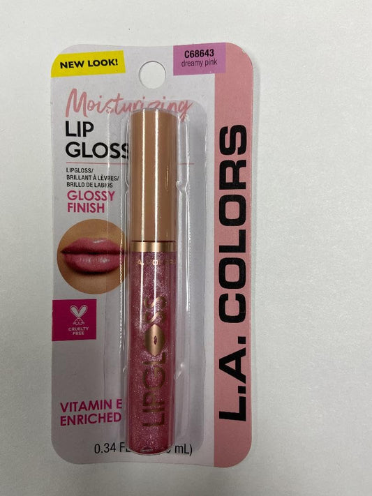 L.A. COLORS Lip Gloss C68643 Dreamy Pink Beauty & Personal Care L.A. COLORS