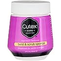 Cutex Nail Polish Remover Twist & Scrub Sponge 1.75 oz - 2 Pack