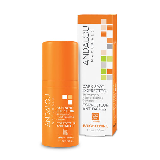 Andalou Naturals Dark Spot Corrector, Complexion Enhancing Face Serum with Vitamin C, May Help Hyperpigmentation, Reduce the Appearance of Acne