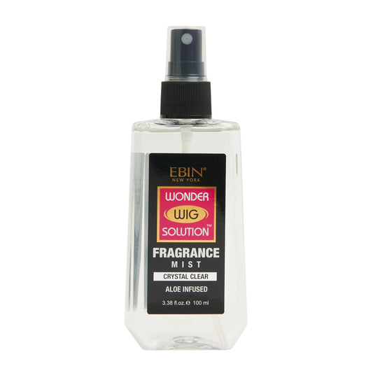 Wonder Wig Solution Fragrance Mist Crystal Clear 3.38oz | Gives Moisture and Hydration to Hair with Aloe Infused Formula, Refresh the Wig, Eliminating