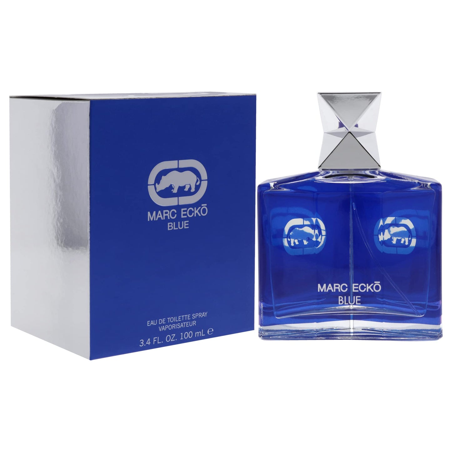 Marc Ecko Blue for Men Eau de Toilette Spray, 3.4 Ounce