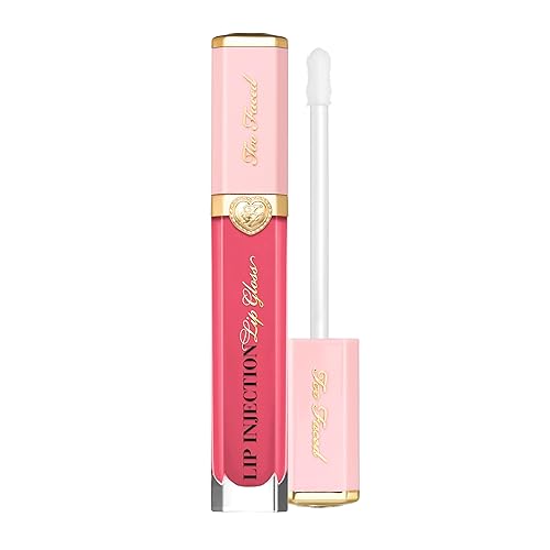 Too Faced Lip Injection Power Plumping Lip Gloss | Hydrating, High-Shine Gloss | Vitamins A + E | 0.22 Fl Oz, Just A Girl