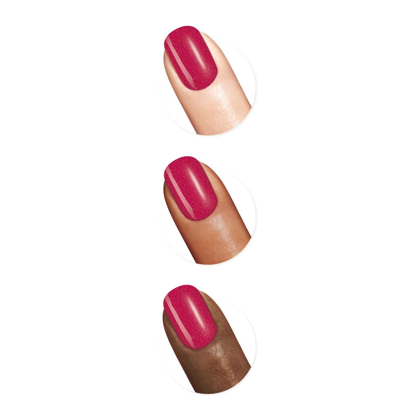 Sally Hansen Good. Kind. Pure. Nail Polish | Plant-Based, Vegan, 16-Free Formula | Opaque, Shiny | 300 Sweet Berries | Deep Berry Nail Color