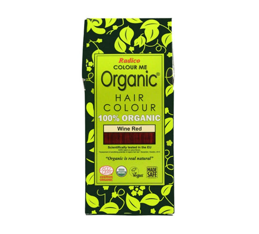 Radico Colour Me Organic 100% Natural Hair Dye (Wine Red) by Radico