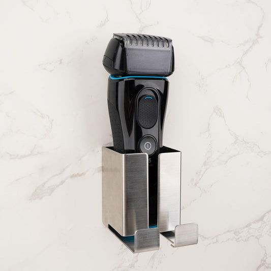 Linkidea No Drilling Stainless Steel Electric Shaver Holder, Compatible with Philips Norelco 9/7/5 Series, Self-Adhesive Wall Mount Bathroom Storage Beauty and Personal Care Linkidea