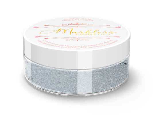 MARBLERS Fine Natural Mica Powder [Blue Gray] 0.11oz (3g) | Highly Pigmented | Non-Toxic, Vegan, Cruelty-Free | Eyeshadow, Body Butter, Nail Polish