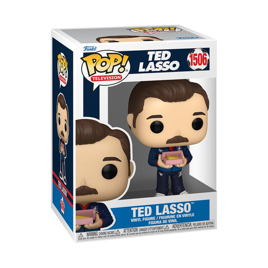 Funko POP! TV: Ted Lasso - Ted Lasso with Biscuits - Collectable Vinyl Figure - Gift Idea - Official Merchandise - for Kids & Adults - TV Fans…