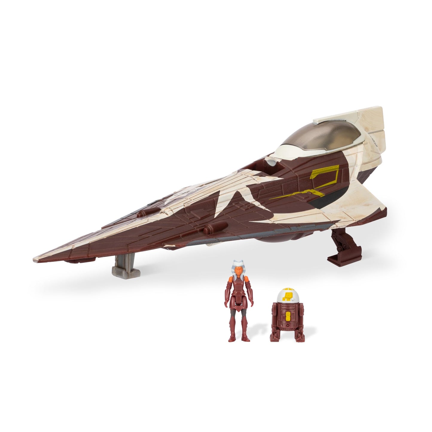 Star Wars Micro Galaxy Squadron Ahsoka Tano’s Jedi Starfighters Set - 5-Inch and 3-Inch Vehicles Two 1-Inch Micro Figure Accessories