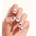 Valentine's Day Hearts and Owl clear vinyl Peel and Stick (NOT Waterslide) nail art decals.CV-VD008-42 Beauty & Personal Care One Stop Nails