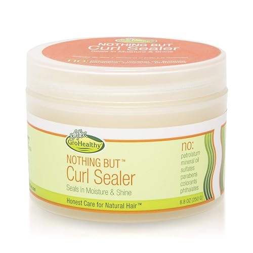 NOTHING BUT Curl Sealer - Gentle Non-Irritating Sulfate-Free Sealer Moisturizes and Adds Shine for All Types of Curly, Healthy, Natural Hair 8.8oz