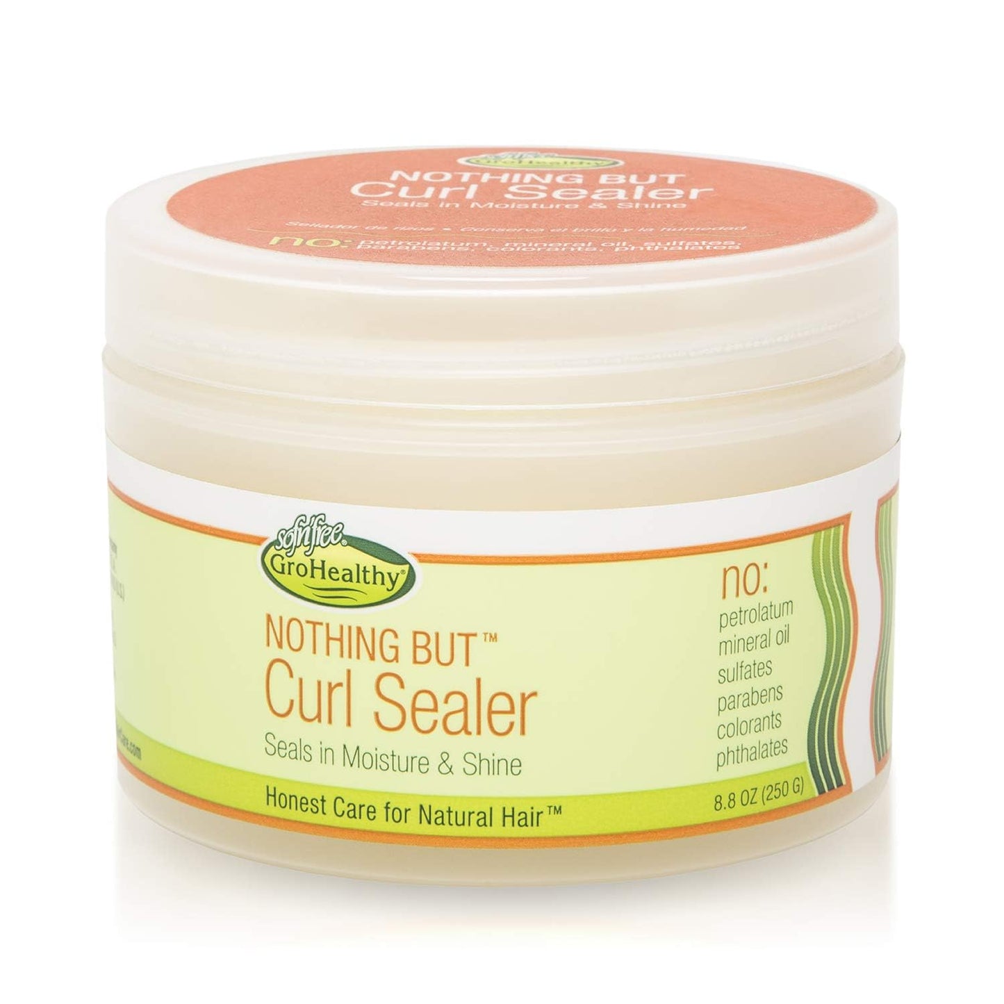 NOTHING BUT Curl Sealer - Gentle Non-Irritating Sulfate-Free Sealer Moisturizes and Adds Shine for All Types of Curly, Healthy, Natural Hair 8.8oz