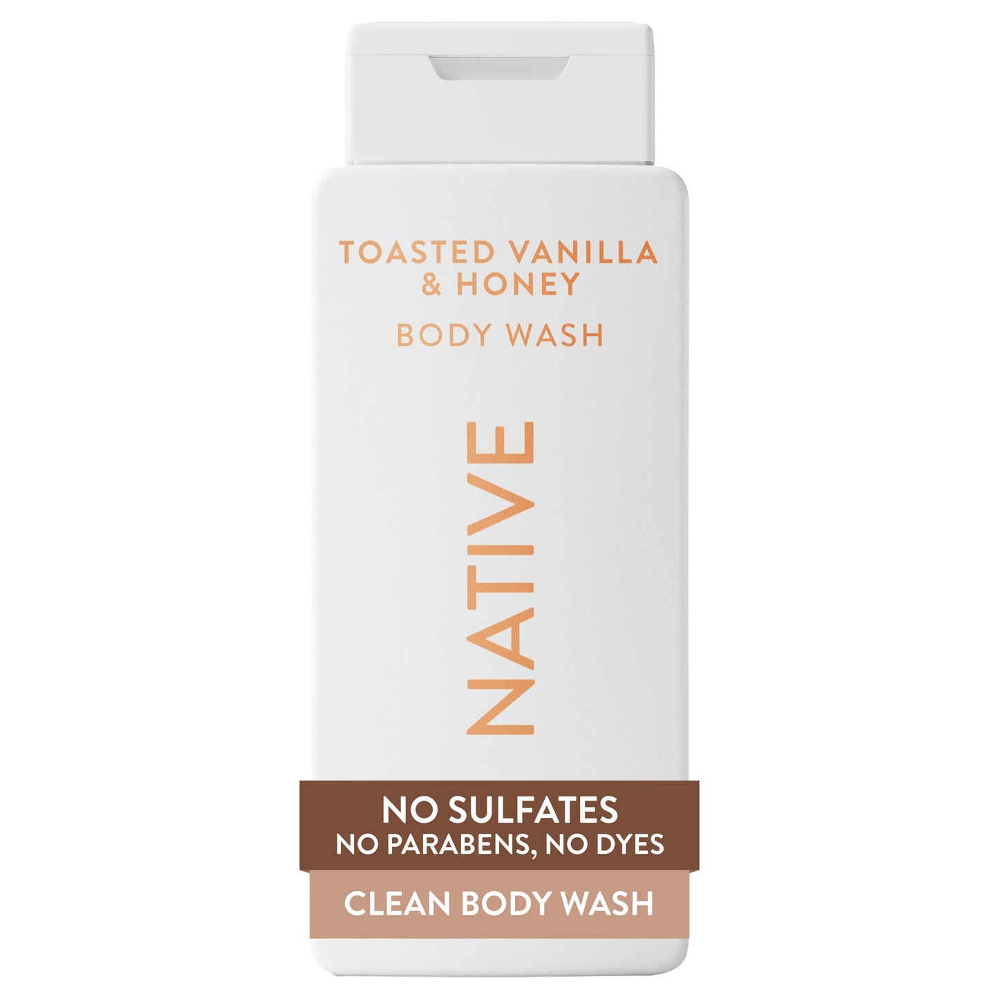 Native Body Wash Contains Naturally Derived Ingredients | For Women & Men, Sulfate, Paraben, & Dye Free Leaving Skin Soft and Hydrated | Toasted