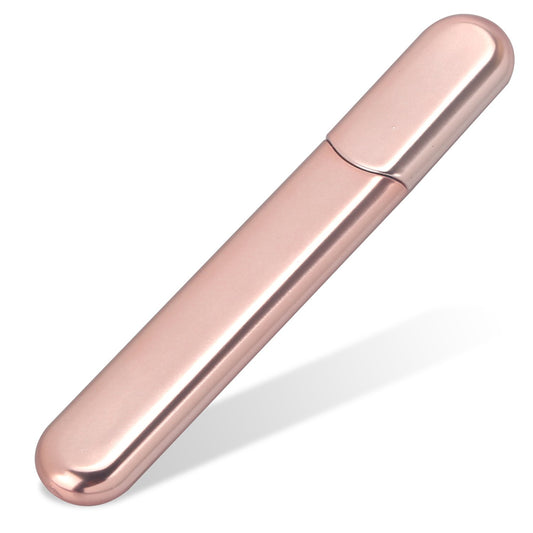 MiDenso Premium Glass Nail File with Case, Crystal Diamond Salon Best Beauty Nail Buffer for Natural and Acrylic Nails Christmas Gift for Woman