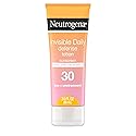 Neutrogena Invisible Daily Defense Sunscreen Lotion, Broad Spectrum SPF 30, Oxybenzone-Free & Water-Resistant, Sun & Environmental Aggressor