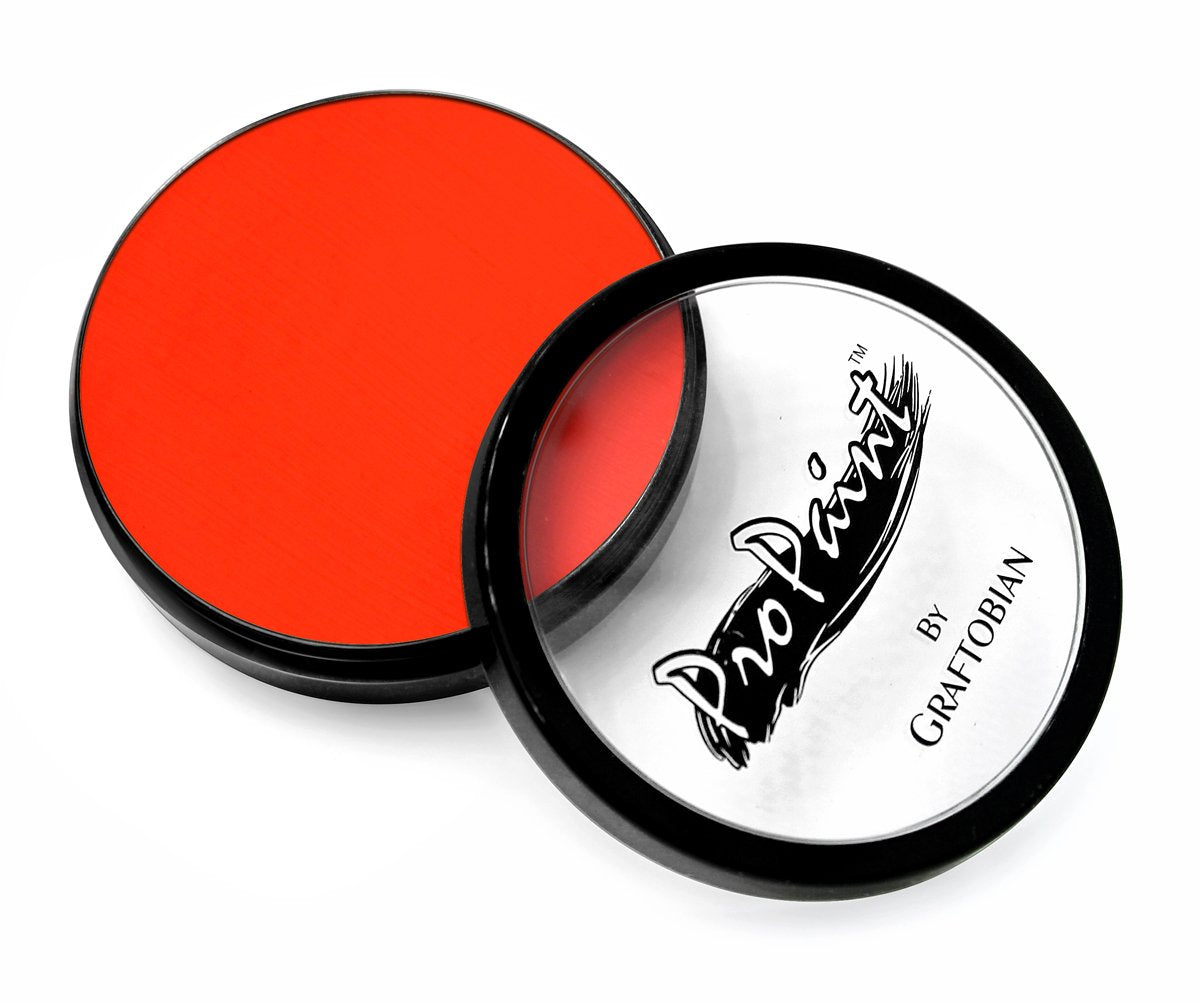 Graftobian Makeup ProPaint Face & Body Paint - Neon Atomic Orange 30ml - Halloween Makeup - Costume Makeup for Adults - Body Paints for Adults - Face
