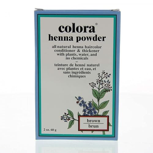 Colora Henna Powder Hair Color, Brown, 2 Ounce