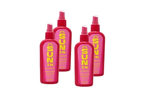 Sun-In Hair Lightener Spray Tropical Breeze, 4.7oz, 4-Pack