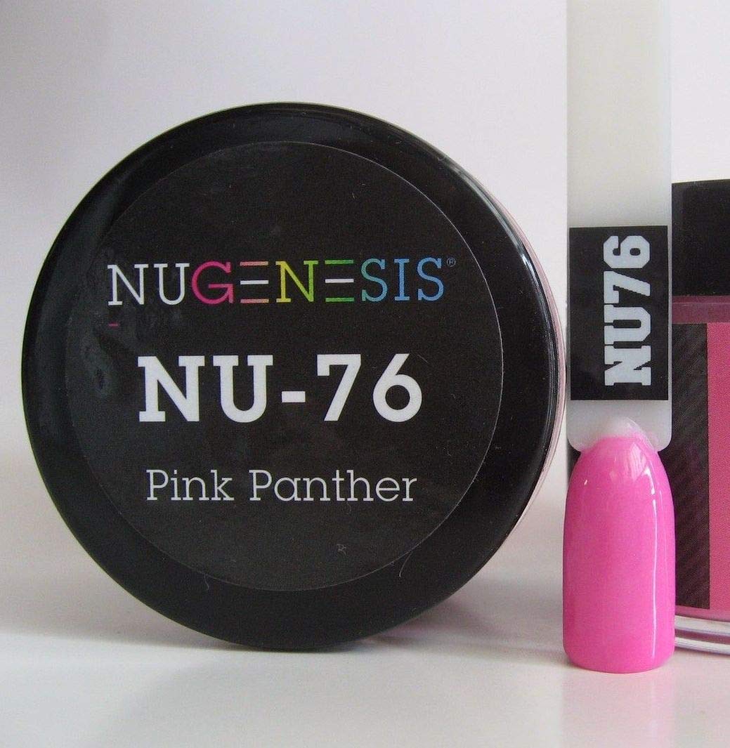 NuGenesis Nail Dipping Powder Color 1.5oz/43g Jar - (NU76 PINK PANTHER) Beauty & Personal Care Nugenesis