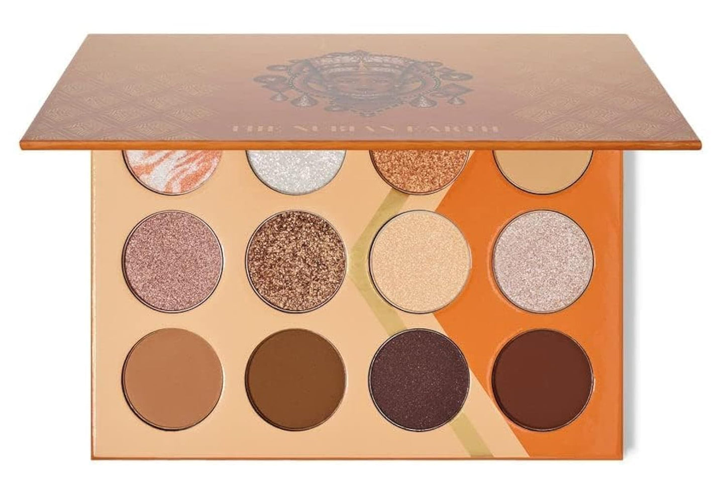 Juvia's Place Nubian Earth Palette - Browns, and Tans - Matte and Shimmer Pressed Pigments - Flattering for All Skin Tones - Shine Brown, White, Brown